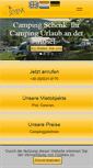 Mobile Screenshot of camping-schenk.com